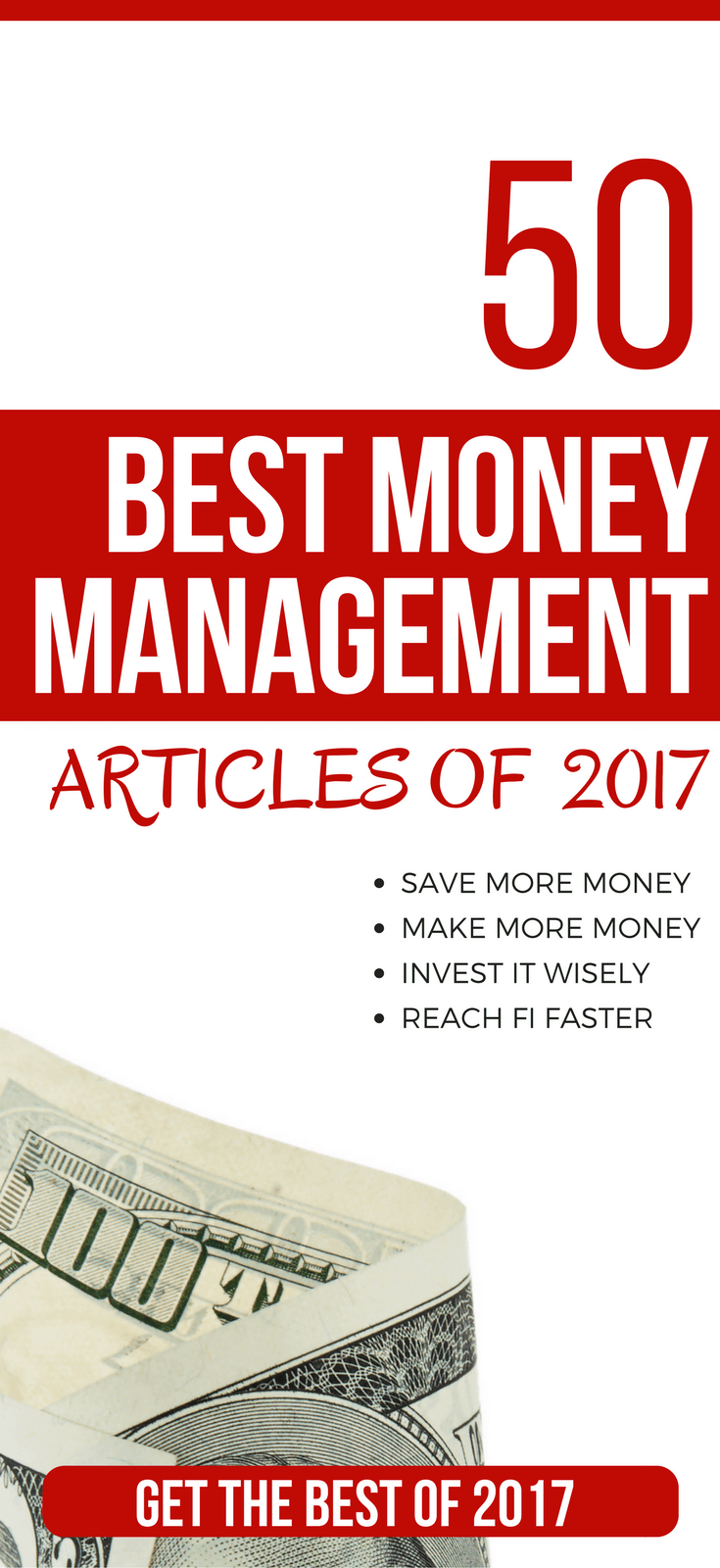 Top 50 Money Management Posts Of 2017 -- Improve your money management skills. Increase your income. Think smarter about your money. These are the top 50 blog posts of 2017 to help!
#money #moneymanagement #personalfinance
personal finance tips | money management tips | personal finance advice | money articles