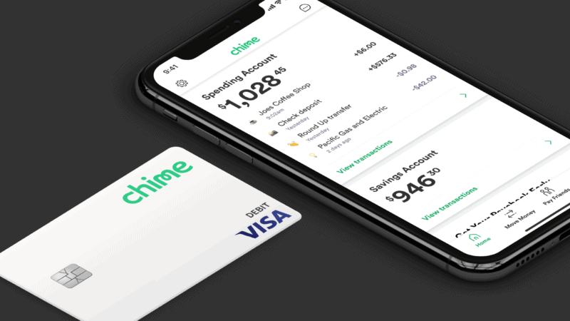 Chime Single Device+phone angled black