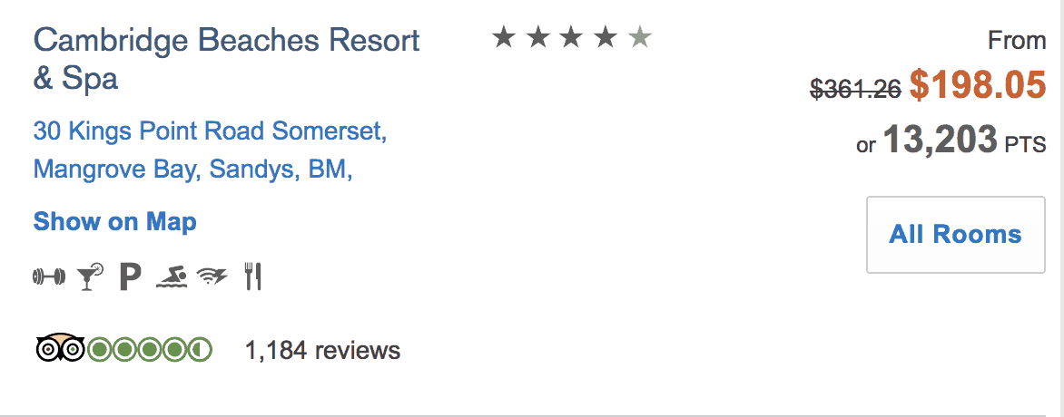 Cambridge Beaches Resort and Spa for Cheap