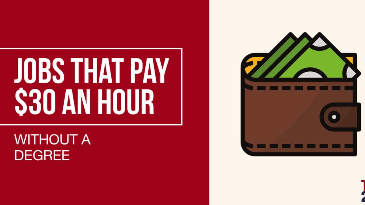 Jobs That Pay 30 An Hour