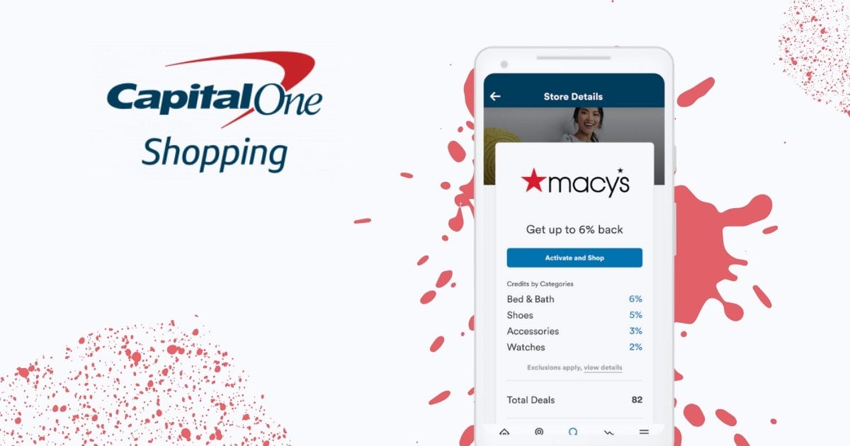 Example of Capital One Shopping