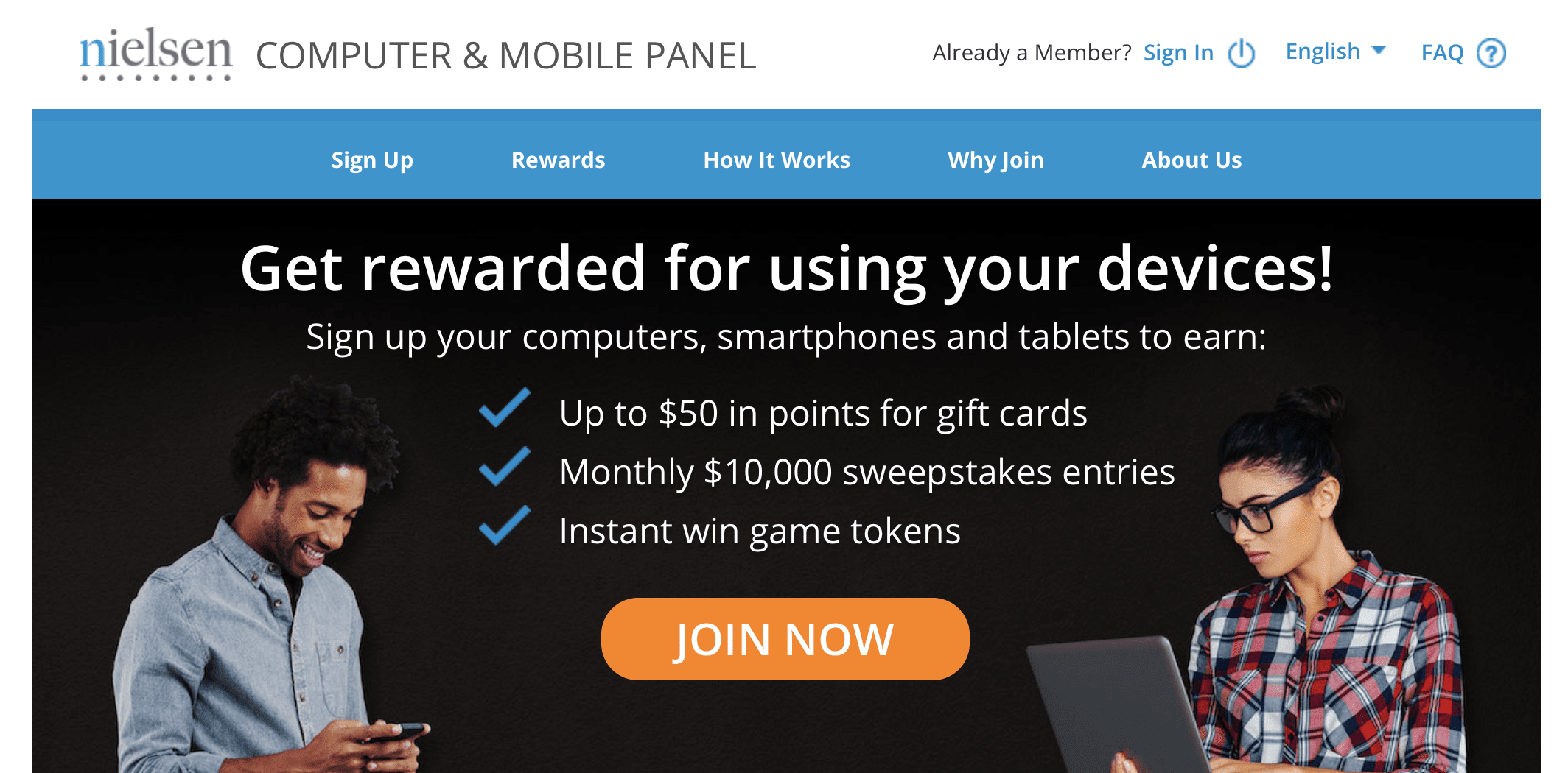 NCMP runs on your device in the background and pay you for the data it collects.
