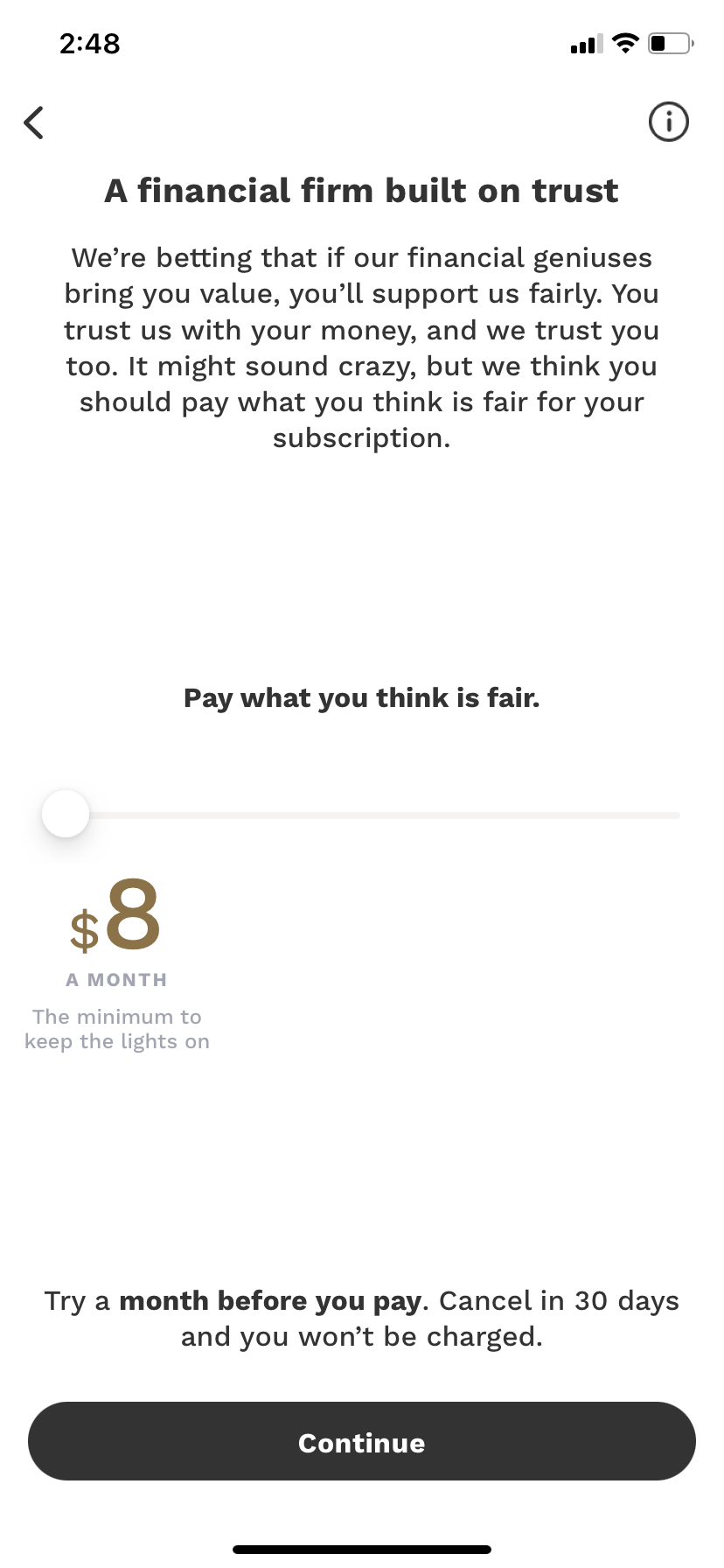 Albert custom pay amount 2