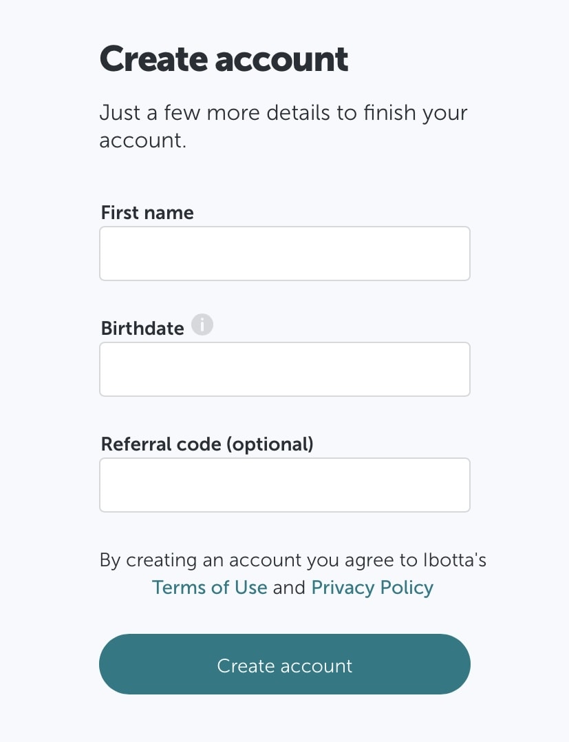 Ibotta how to create an account.