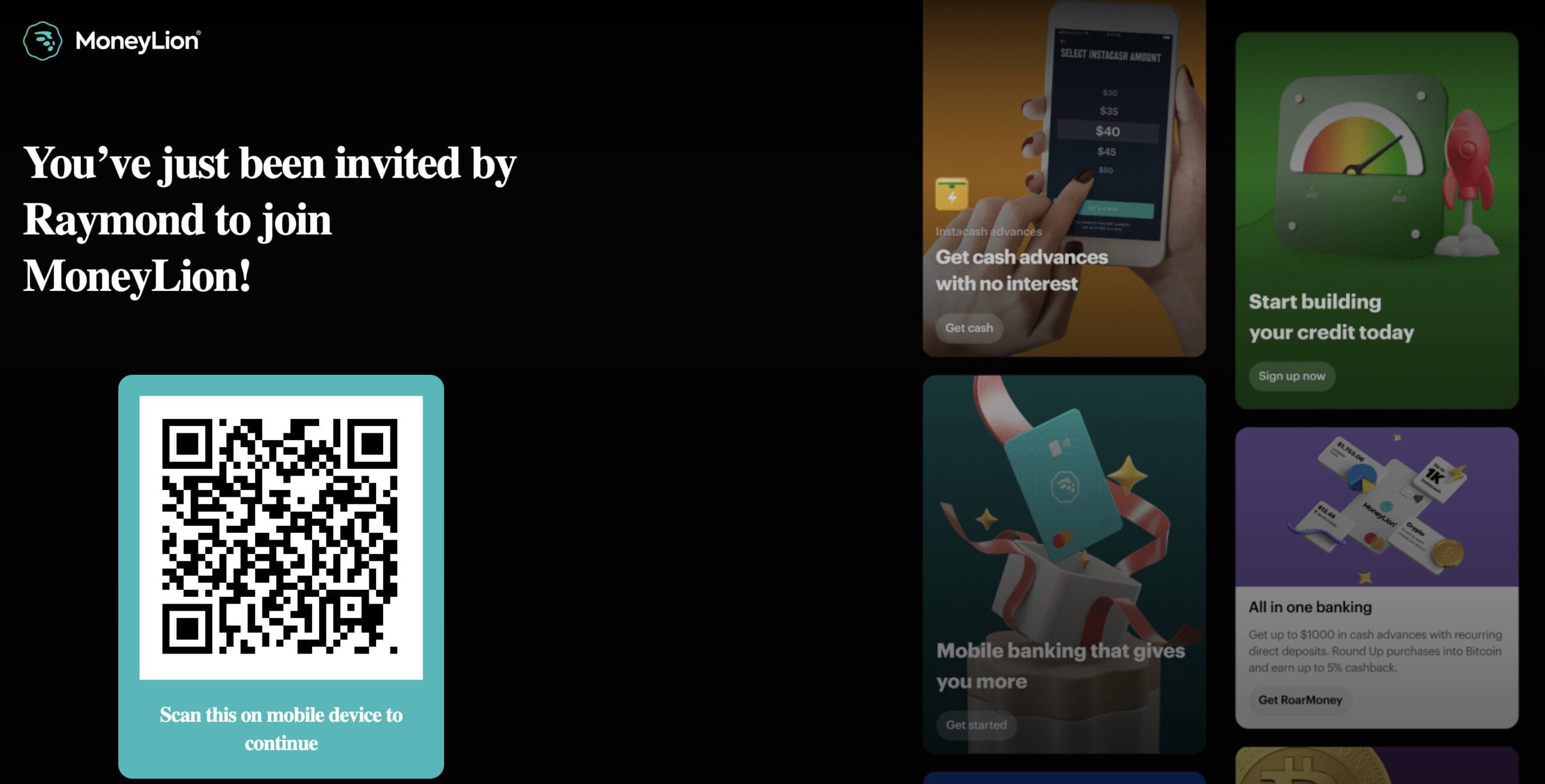 MoneyLion Referral Code: $5 Bonus + $50 Direct Deposit Promo